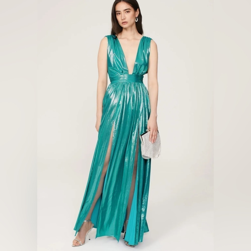 Bronx and Banco Romi Metallic Gown